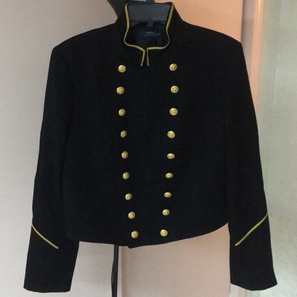 NWT RALPH LAUREN Women Military Jacket Blazer 6 10